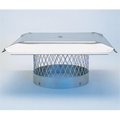 Integra Miltex Homesaver 10355 12 Inch  HomeSaver Pro Stainless Steel Round Chimney Cap  3/4 Inch  Mesh 10355